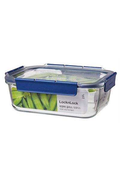 Lock & Lock Locknlock Top Class 2.0L Oven and Storage Container with Quadrilateral Lock - Blue
