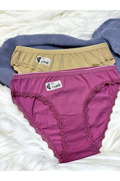 Hirazenmoda Σετ 4 βαμβακερά γυναικεία εσώρουχα μπικίνι