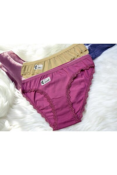 Hirazenmoda Σετ 4 βαμβακερά γυναικεία εσώρουχα μπικίνι