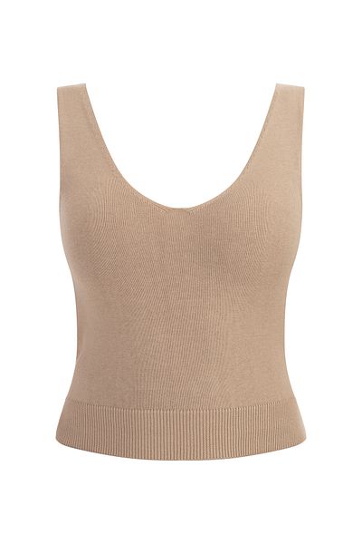 Faina Strick Tank Top