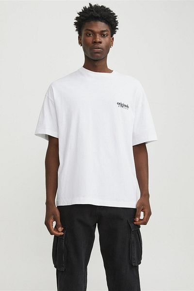 Jack & Jones 12252953   Jorbarı Men's Back Tee - Ss Crew Neck T-Shirt
