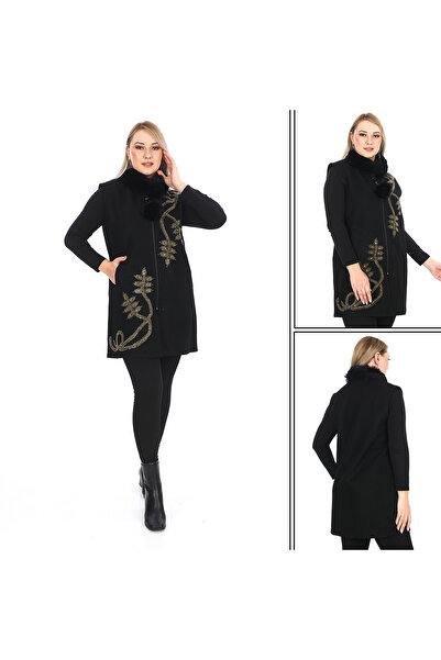 KARAMEŞE Showcase Kadın Düğünlük Taşlı Yelek 925-8