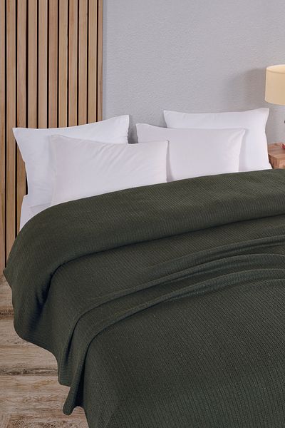 Evim Cotton Maya Pique Bedspread Single Khaki 160X230 cm