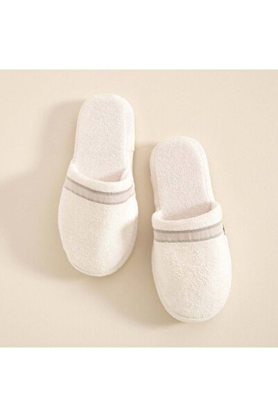 Chakra Derin Unisex Terlik Ekru/Bej/Kahve