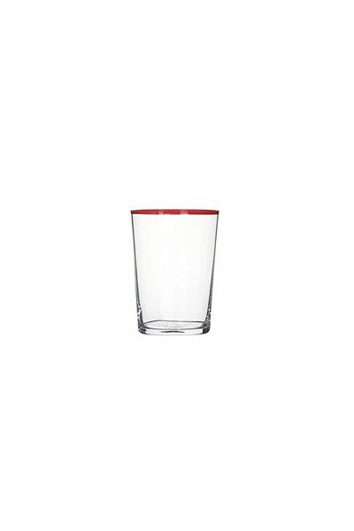 Porland Red Line Transparent Soft Drink Cup 510 Cc
