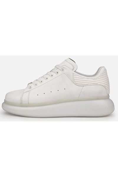 Pierre Cardin 10205, Ανδρικά παπούτσια casual με ψηλή σόλα λευκά