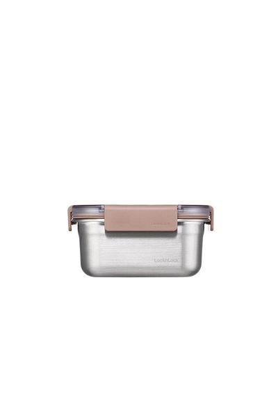Lock & Lock Locknlock 700ml Stainless Steel Oven and Storage Container - Square Locked, Brown