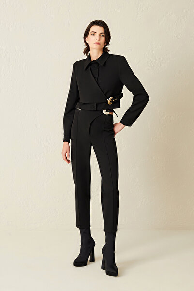Jus De Pommes SİYAH KADIN CEKET PANTOLON TAKIM