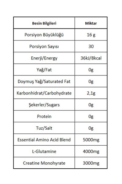 Bigjoy Sports Eaa Glutamine Creatine Orange - 480G-3Gr Creatine, 4Gr Glutamine and 5Gr Essential Amino Acids