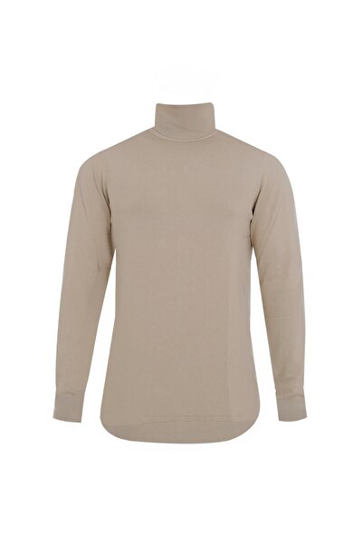 Uki VİZON Tam Balıkçı Yaka Triko Kazak