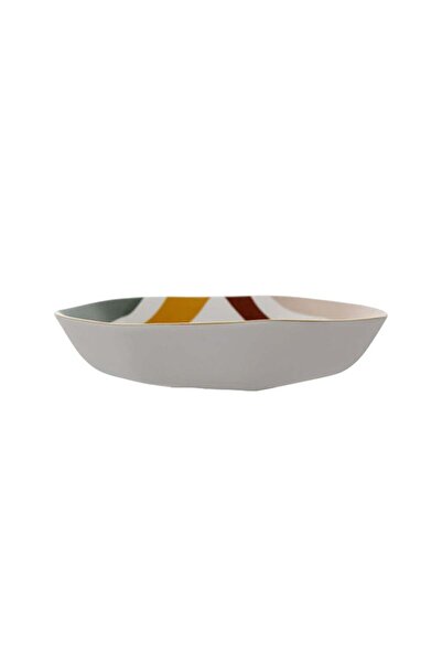 Porland Abstract Pit Plate 21cm