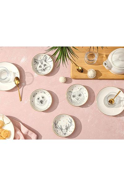 Porland Forest 4-Piece Mini Bowl Set 10cm