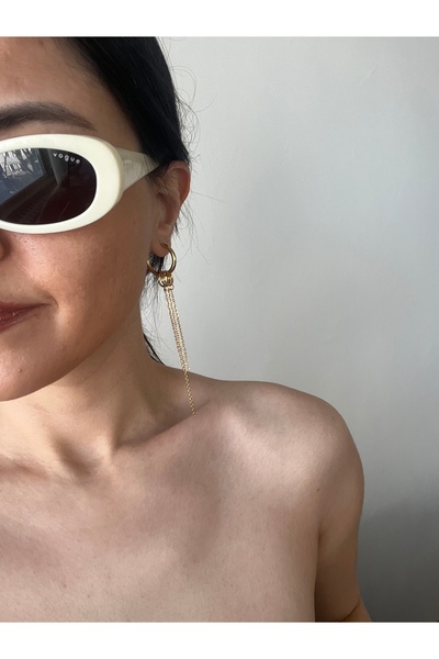 Hoop jewelery çelik sallantılı tasarım halka küpe