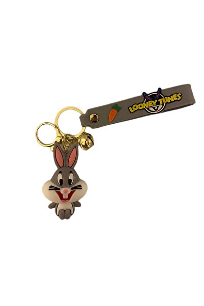 Schulzz Looney Tunes Bugs Bunny Çok Yönlü HQ Çanlı Anahtarlık