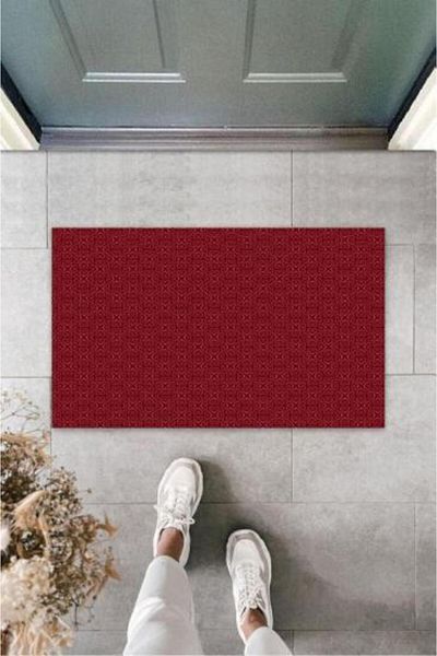 Skygo Dried Rose Door Mat Heart Motif Pattern K-3223