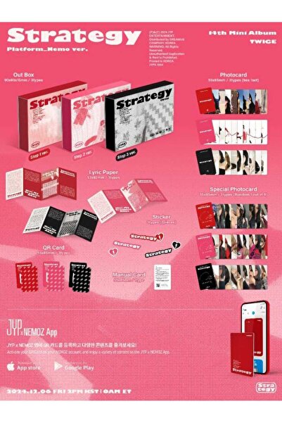 tays store TWICE - 14th Mini Album [STRATEGY] Mini Platform_Nemo Ver. (Random)