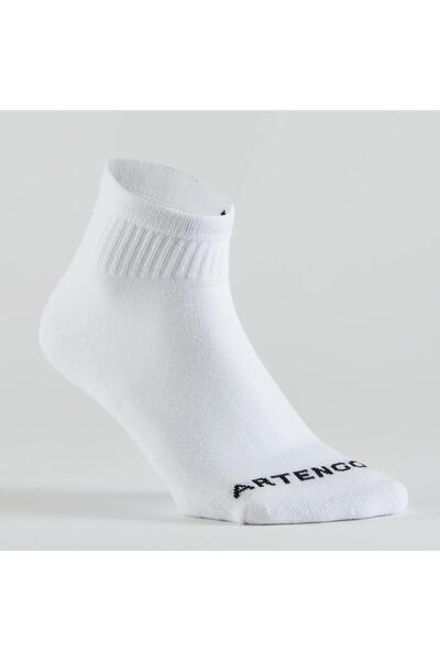 Decathlon Artengo Tennis Socks - Medium Size - 3 Pairs - White - Rs 100