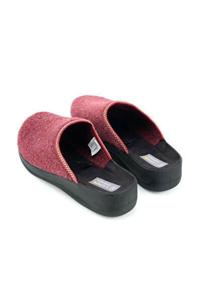 GEZER Luna Women's Winter High Heel Felt Home Garden Slippers