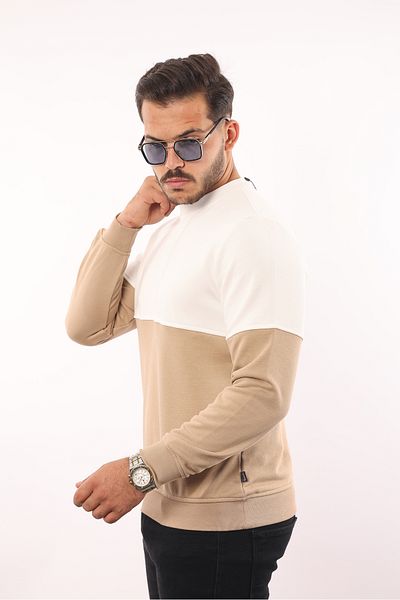rugatchi 3 Yarn Cotton Crew Neck Sweatshirt