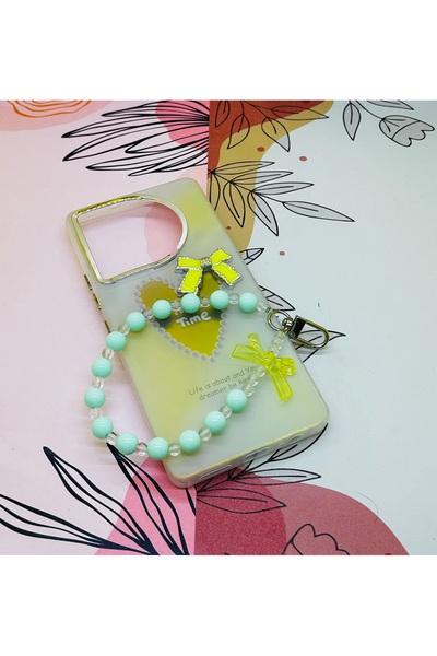 Anka Cep Cep Telefonu Aksesuarları Tekno Tecno Camon 30 (CL6) Kılıf Bileklik İpli Şık Tarz Silikon Kapak