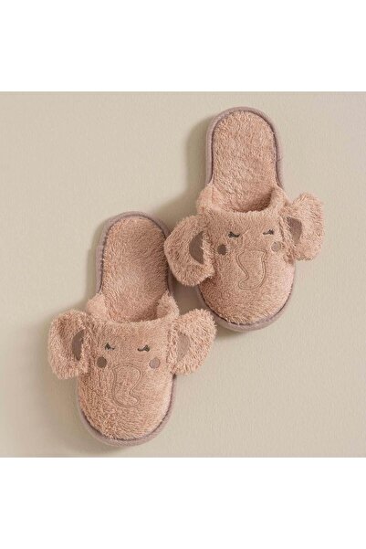 Chakra Elephant Banyo Terliği Pudra