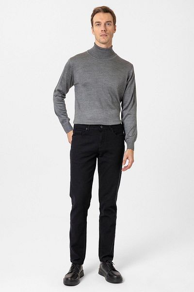 SÜVARİ Slim Dobby Trousers