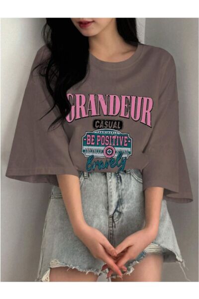 MOONBULL Γυναικείο μπλουζάκι Grandeur Printed Oversize