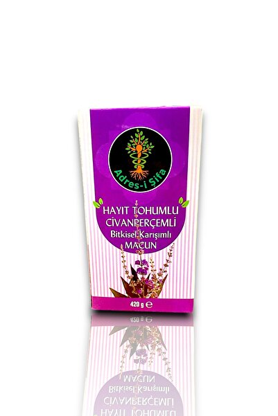Adres-i Şifa ADRES-İ ŞİFA HAYIT TOHUMLU CİVANPERÇEMLİ MACUN 420 GRAM