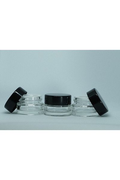 D&B YOL Cream Jar 5 ml (10 PCS) Empty Transparent