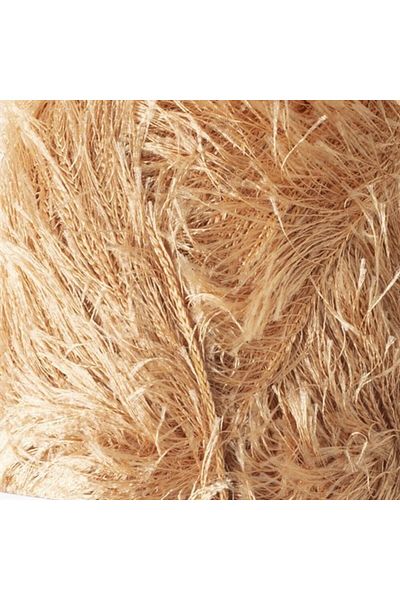 sylar Loren Furry Beige Hand Knitting Lanyard - Rf0054 - 34061