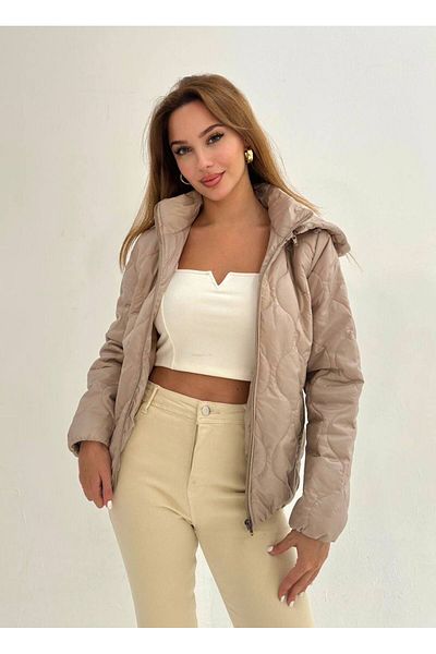 STEPS Quilted Stitched Short Coat