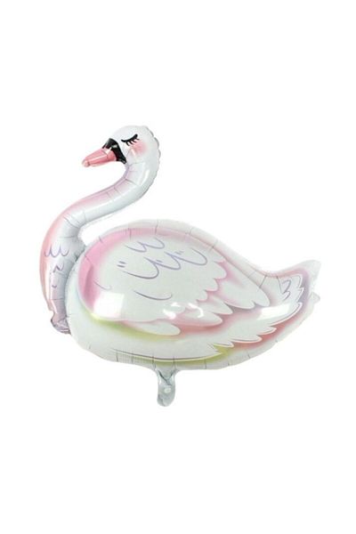 parti sürprizi Swan Shaped Foil Balloon 1 Piece