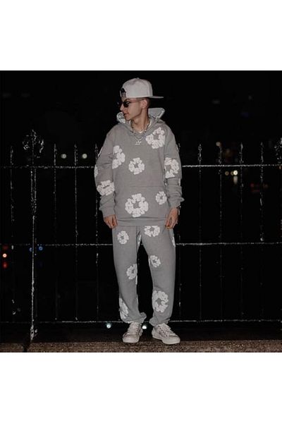 bellanova - Denim Tears Printed Swetsher Tracksuit Bottom Top Set