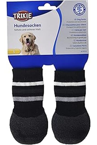 Genel Markalar Trixie Köpek Çorabı, Kaymaz, L, Siyah