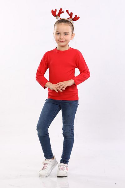 pour la riviere Girl's Natural Organic Cotton Body Wrap Stretchy Lycra Basic Casual Body Blouse