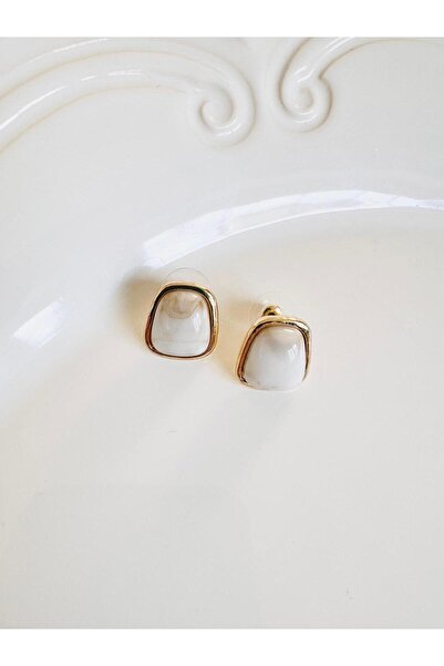 DEVİ fashion Rectangular Bone Earrings