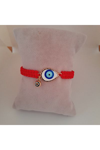 Minnoş Dükkan Evil Eye beaded macrame bracelet