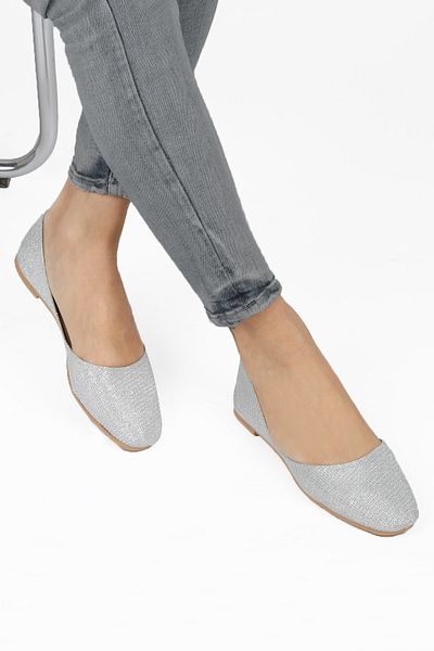 RENKLİBUTİK Black Nubuck Stylish Daily Comfortable Women's Flat Shoes