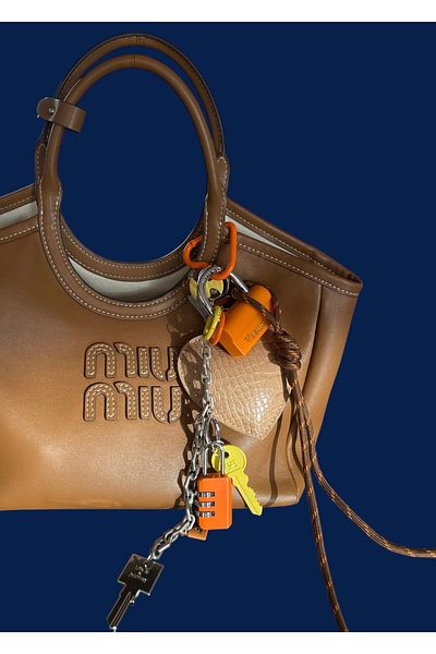 Charming Key Vibes Bag Charm Bag Accessory
