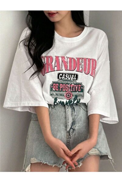 MOONBULL Γυναικείο μπλουζάκι Grandeur Printed Oversize