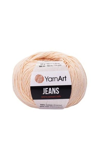 Yarnart Jeans Amigurumi Knitting Yarn 73 Baby Yarn σε χρώμα δέρματος