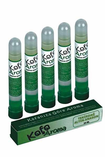 Kafa Aroma Anason Yağı Tekirdağ Altın Seri 10 ml X 5 Adet