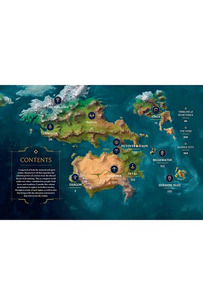 Kolektif Kitap League of Legends: Realms of Runeterra (Official Company)