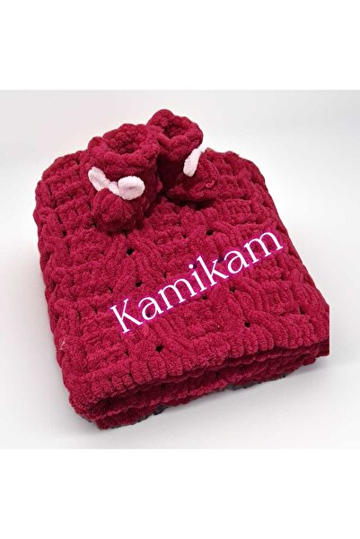 KAMİKAM بطانية أطفال منتفخة مقاس 105x100 سم - مع هدية