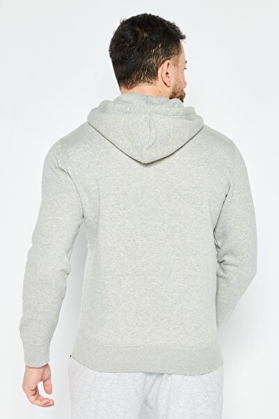 Champion Men Sportswear Fit Long Sleeve Full Zip Outdoor Hoodie, Grey Heather