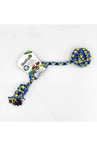 Eurodog خيط تنظيف الأسنان بورتينج.كرة واحدة.أخضر.أصفر أزرق 30 سم