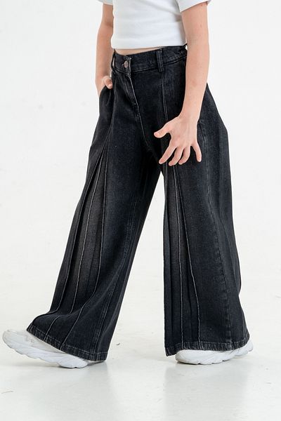GİYİCEM TEKSTİL Girl's Trousers 2132 - Pleated Jeans