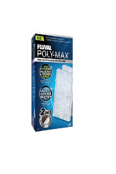 Hagen Fluval U2 Filter Clearmax Cartridge, Pack of 2