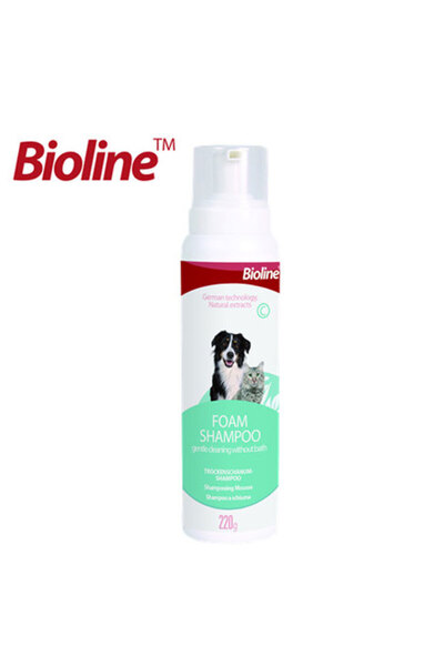 Bioline Kedi ve Köpek Köpük Şampuan 220 Gr