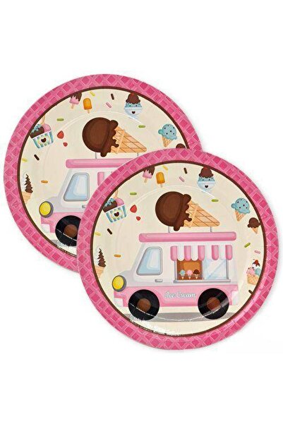 Parti Dükkanım طبق آيس كريم تحت عنوان 8 قطع